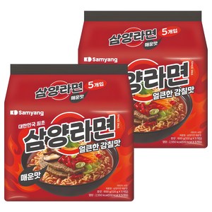 삼양라면 매운맛 120g, 10개