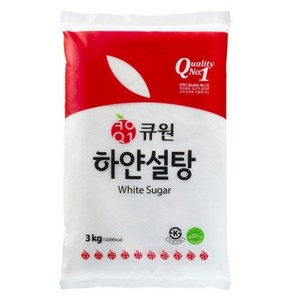 큐원 하얀 설탕, 3kg, 4개