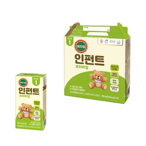 (뉴) 베지밀 인펀트 프리미엄 1단계, 16개, 190ml