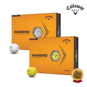 [캘러웨이코리아정품] WARBIRD 워버드 골프공 2피스, 화이트, 12개입, 1개