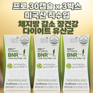 비에날씬 BNR17 비에날씬 프로 다이어트유산균 3개월분, 30정, 3개