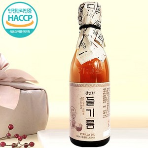 시장쏙 전연화 들기름, 350ml, 1개