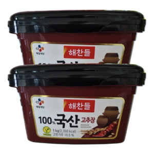 해찬들 100 국산고추장 1kg x 2입, 2개