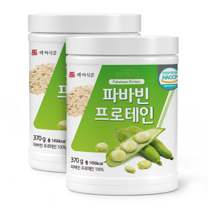 파바빈 프로테인 분말 370g통 HACCP 인증제품, 2개, 370g, 370g