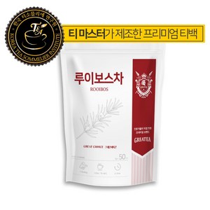 Geatea 그래이티 루이보스티 차 50티백, 1개, 50개입, 1g