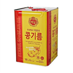 백설 콩 기름, 18L, 1개