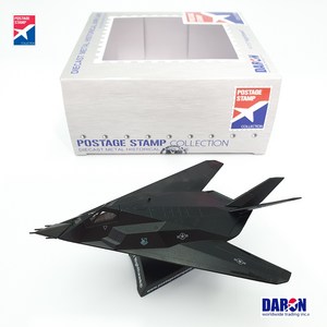 다론 비행기모형 F-117 나이트호크 스텔스 공격기 F117 Nighthawk 다이캐스트 1대150 Daron Postage Stamp PS5386 스카이월드, 1개