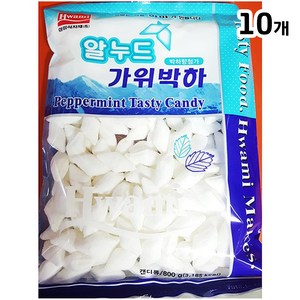 화미 박하맛사탕, 10개, 800g