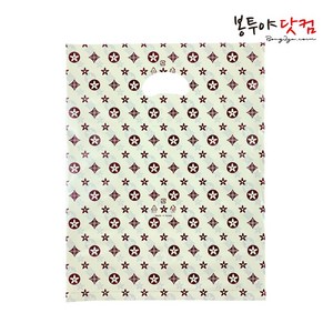 봉투야닷컴 LDPE 40호 (40x49cm) 50장 비닐쇼핑백, AA-베이지