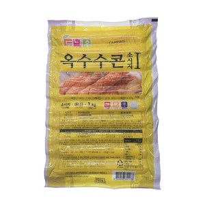 도나우 옥수수콘 수제 소시지 100g x 10개입 1kg 캠핑/간식, 1개