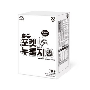 엄마사랑 포켓누룽지 백미 대용량 패키지 22p, 726g, 1개