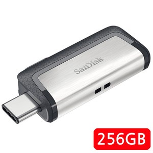 샌디스크 울트라 듀얼 USB 드라이브 TYPE-C SDDDC2, 256GB