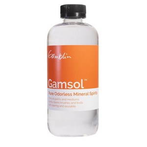 [갬블린] 갬솔 GAMSOL OMS 미네랄스피릿 유화용, 500ml, 1개