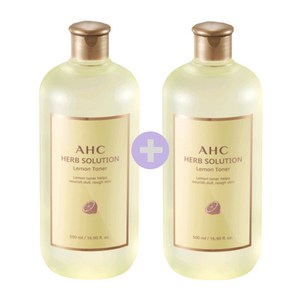 AHC 허브 솔루션 레몬 토너, 500ml, 2개