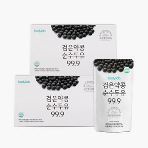 바디랩 검은콩 순수 두유 99.9, 185ml, 40개