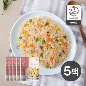 한와담 전통 저당 직화 가마솥 새우 볶음밥 300g, 5개