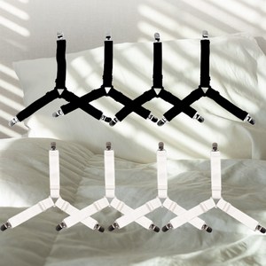 마켓플랜 클린 침대시트 클립 고정집게, 화이트
