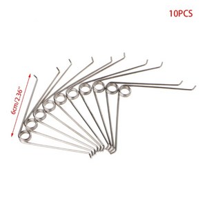 압축스프링 V 모양 강철 압축 스프링 가위 10Pcs 액세서리 도구, 10개