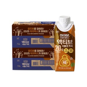 하이뮨 프로틴 밸런스 액티브 더블샷 커피, 250ml, 36개