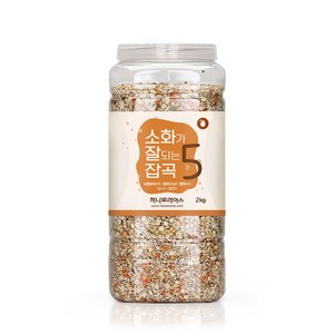 [하나로라이스] 소화가잘되는 부드러운 잡곡 2kg 대용량, 1개