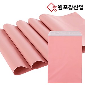 HDPE 의류 택배봉투 은은한 파스텔 인디핑크, 50장