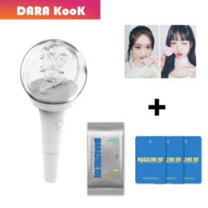 아이브 공식 응원봉 + 매거진포카 1팩 + 특전2장사은품 IVE Official Light Stick, 아이브응원봉and매거진포카1팩(3장)and특전2장