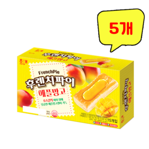 해태제과 후렌치파이 애플망고, 192g, 5개