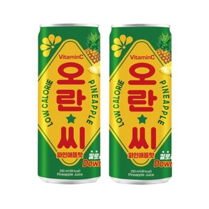 동아오츠카 오란씨 파인애플 캔, 250ml, 15개