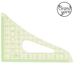 크로바 방안 삼각측도자15cm(25-016), 1개