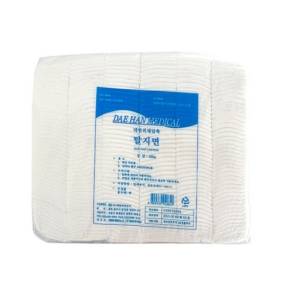 대한위재 탈지면(절단솜 Cotton) 4cm*4cm(절단솜) 판매단위:팩(450g), 1세트, 3개