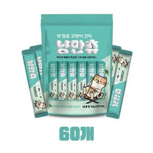 푸르미 양많은 짜먹는 고양이간식 냥만츄 대용량 28g, 560g, 3개, 녹차