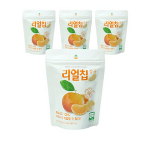 산마을 유기농 리얼칩 감귤, 10g, 4개