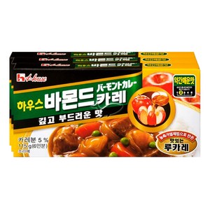 농심 하우스 바몬드카레 약간매운맛, 115g, 3개