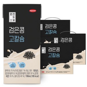 한미 완전두유 검은콩고칼슘, 190ml, 20개