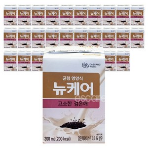 뉴케어 검은깨맛 일반 균형 영양식, 30개, 200ml, 30개