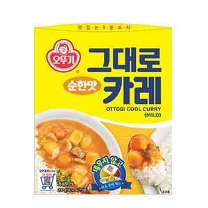 오뚜기 그대로카레 순한맛, 200g, 5개