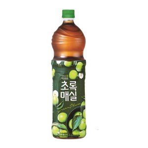 웅진식품 매실음료 초록매실 New1.5L, 1.5L, 16개