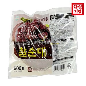 5분마켓 한성 함경도 아바이순대 찰순대 500g, 1개