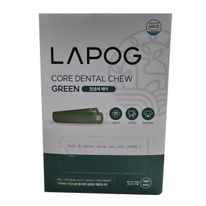 라포그 강아지 코어덴탈츄 GREEN, 고구마, 880g, 1개