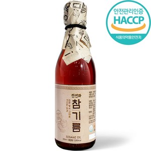 시장쏙 전연화 참기름, 1개, 350ml