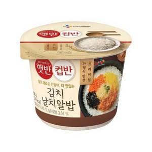 CJ제일제당 햇반 컵반 김치날치알밥, 188g, 12개