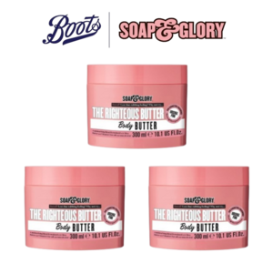 [Soap & Glory] 솝앤글로리 라이쳐스 버터 300ml 3개, 300g