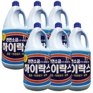 하이코리아 락스 2L 6개 대용량