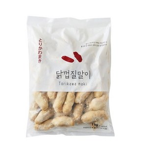 닭껍질교자 닭껍질말이 튀김 1kg [토리가와 모노], 1개