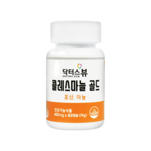 닥터스뷰 콜레스마늘 골드 1개 400mg x 60캡슐 (24g) 1개월분, 60정