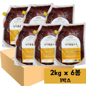 고추명가 낙지볶음소스 2kg (냉장), 6개