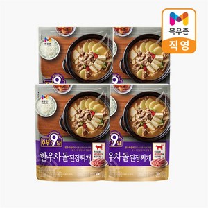 목우촌 주부9단 한우 차돌 된장찌개 450g, 4개