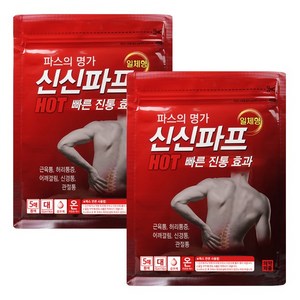 신신파스 신신파프 HOT 파스, 5개입, 2개