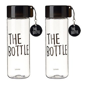 토탈하우스 코멕스 더보틀 물병 1+1 더 보틀 물통 550ml, 블랙-코멕스-더보틀-1+1, 2개