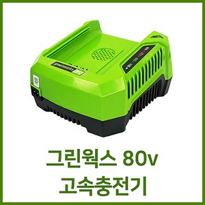 그린웍스 80V 배터리 충전기, 1개